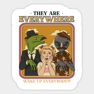 They Are Everywhere Sticker